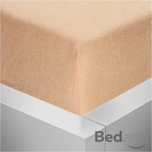 Froté prostěradlo 140x200 Premium - Lososová