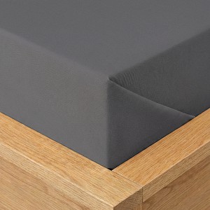 Prostěradlo bavlněná plachta 140x225 Tmavě šedá