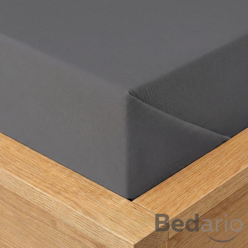 Prostěradlo bavlněná plachta 140x225 Tmavě šedá