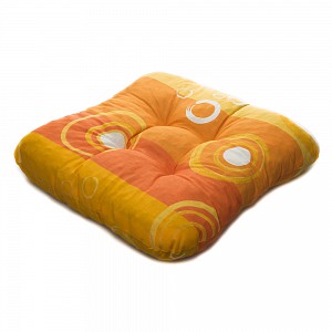 Sedák 40x40 Oranžové bubliny