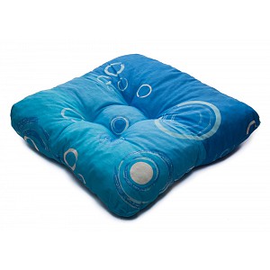 Sedák 40x40 Modré bubliny