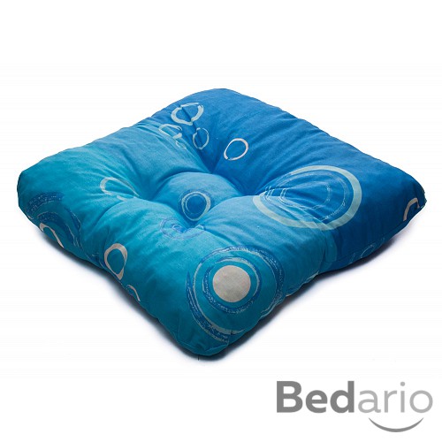 Sedák 40x40 Modré bubliny