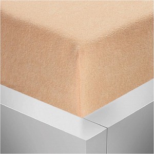 Froté prostěradlo 220x200 Premium - Lososová