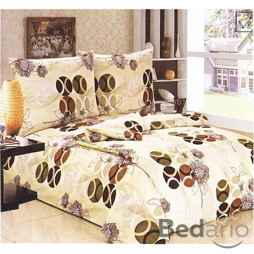 Sada bavlněného povlečení na 2 lůžka 140x200 70x90 Vzor 45