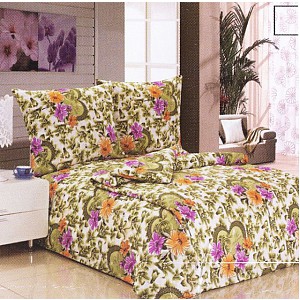 Sada bavlněného povlečení na 2 lůžka 140x200 70x90 Vzor 48