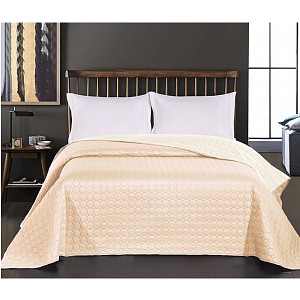 Prošívaný dekorační přehoz 240x260 Salice béžová