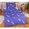 Hebké povlečení 140x200+70x90 Blue stars
