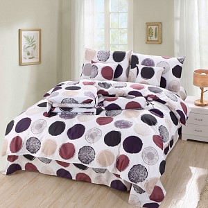 Osmidílná sada povlečení na 2 lůžka 140x200+70x90 Circle