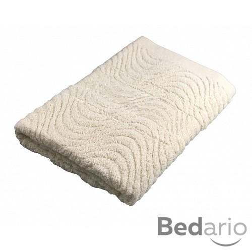 Froté osuška STANDRARD WAVE - Krémová