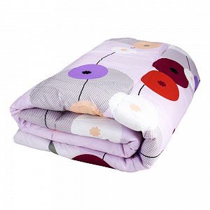 Celoroční přikrývka z dutého vlákna Economy růžová 140x200