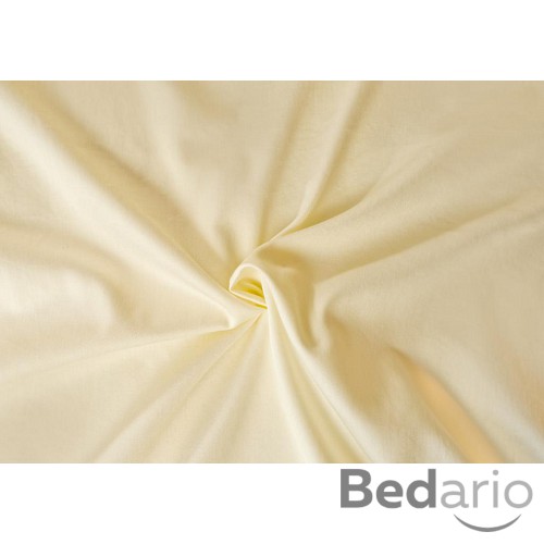 Saténové prostěradlo LUXURY COLLECTION 90x200+25 Smetanové