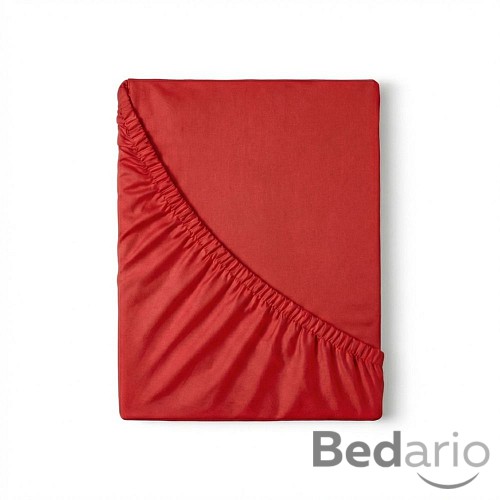 Saténové prostěradlo LUXURY COLLECTION 90x200+25 Červené