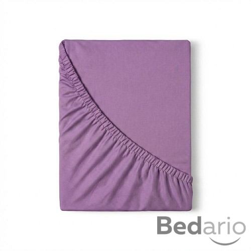 Saténové prostěradlo LUXURY COLLECTION 90x200+25 Fialové