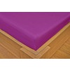 Saténové prostěradlo LUXURY COLLECTION 90x200+25 Tmavě fialové