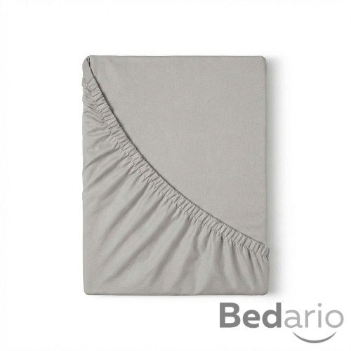 Saténové prostěradlo LUXURY COLLECTION 90x200+25 Světle šedé