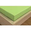 Saténové prostěradlo LUXURY COLLECTION 90x200+25 Světle zelené