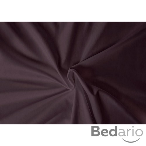 Saténové prostěradlo LUXURY COLLECTION 180x200+25 Tm.hnědé / čokoládové