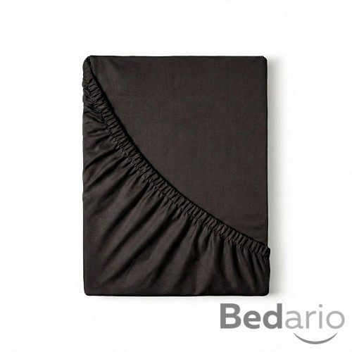 Saténové prostěradlo LUXURY COLLECTION 140x200+25 Černé