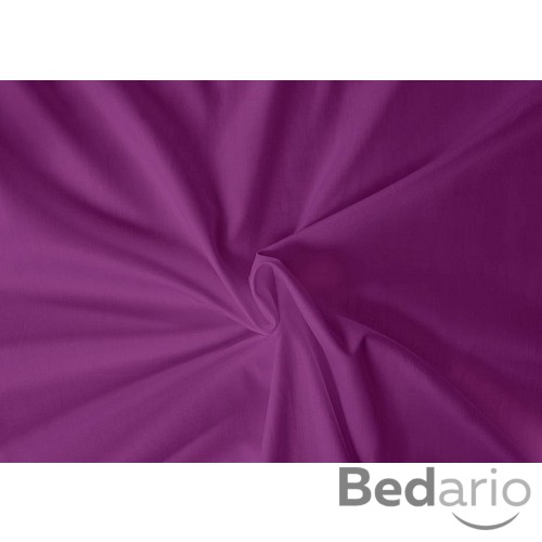 Saténové prostěradlo LUXURY COLLECTION 140x200+25 Tmavě fialové