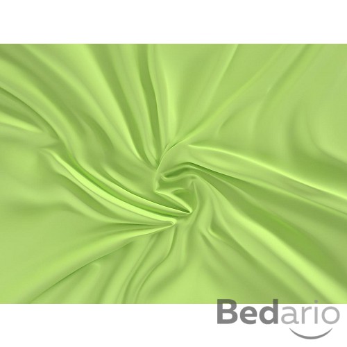 Saténové prostěradlo LUXURY COLLECTION 160x200+25 Světle zelené