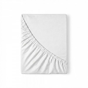 Saténové prostěradlo LUXURY COLLECTION 160x200+25 Bílé