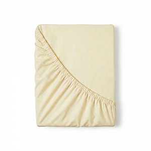 Saténové prostěradlo LUXURY COLLECTION 160x200+25 Smetanové