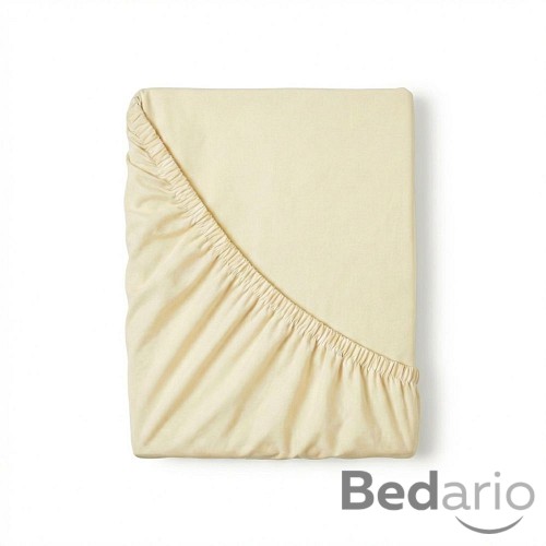 Saténové prostěradlo LUXURY COLLECTION 160x200+25 Smetanové