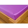 Saténové prostěradlo LUXURY COLLECTION 220x200+25 Tmavě Fialové