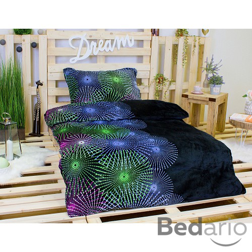 Mikroplyšové povlečení Premium 140x200+70x90 Sant