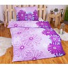 Krepové povlečení ECONOMY 140x200+70x90 Astra fialová