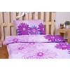Krepové povlečení ECONOMY 140x200+70x90 Astra fialová