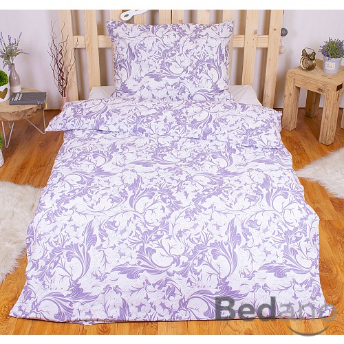 Bavlněné povlečení ZEFÍR lila 140x200+70x90