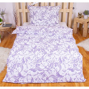 Bavlněné povlečení ZEFÍR lila 220x200+2x70x90