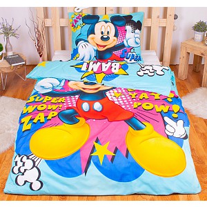 Dětské povlečení z mikrovlákna Mickey BAM 140x200+70x90