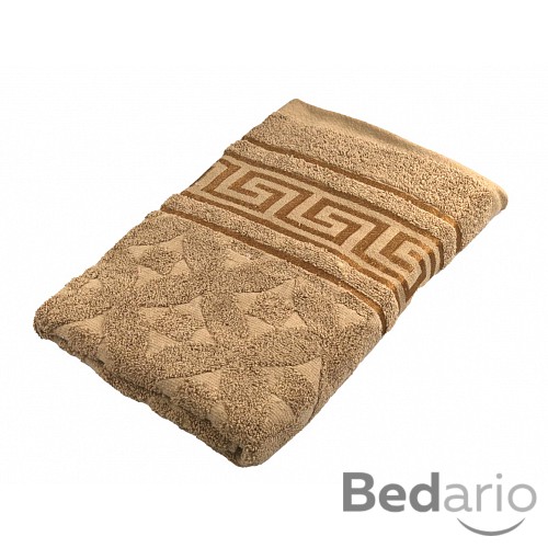 Froté osuška STANDRARD ORNAMENT - Hnědá