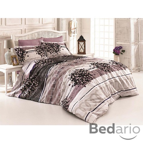 Bavlněné povlečení DELUX FANTASY FIALOVÉ 140x200+70x90