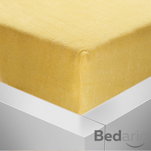 Froté prostěradlo 180x200 Premium - Žlutá