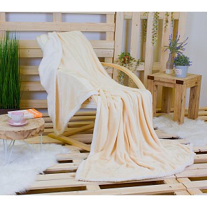 Deka beránek 150x200 - Krémová