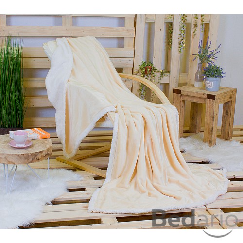 Deka beránek 150x200 - Krémová