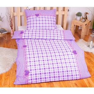 Bavlněné povlečení 140x200+70x90 Chaloupka