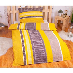 Krepové povlečení DELUXE 140x200+70x90 Karina