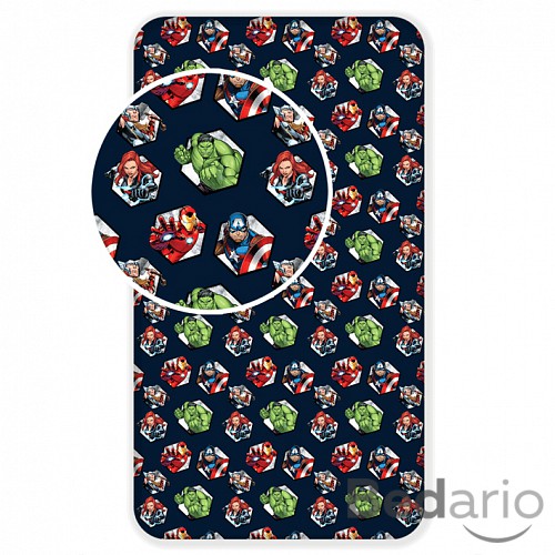 Bavlněné prostěradlo 90x200 Avengers