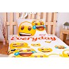 Bavlněné povlečení 140x200+70x90 Emoji Smile Everyday
