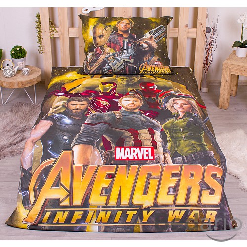 Bavlněné povlečení 140x200+70x90 Avengers Infinity war