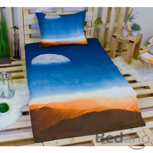 3D povlečení 140x200+70x90 Krajinka