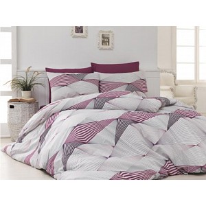 Bavlněné povlečení BREAK red 140x200+70x90