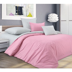 Perkálové povlečení VZDUŠNÝ POLIBEK 140x200+70x90