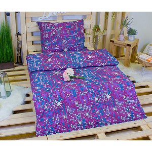 Bavlněné povlečení 140x200+70x90 Třpytky