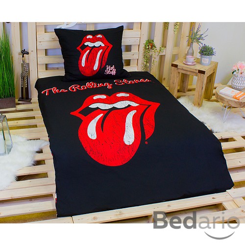 Bavlněné povlečení 140x200+70x90 Rolling Stones