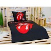 Bavlněné povlečení 140x200+70x90 Rolling Stones